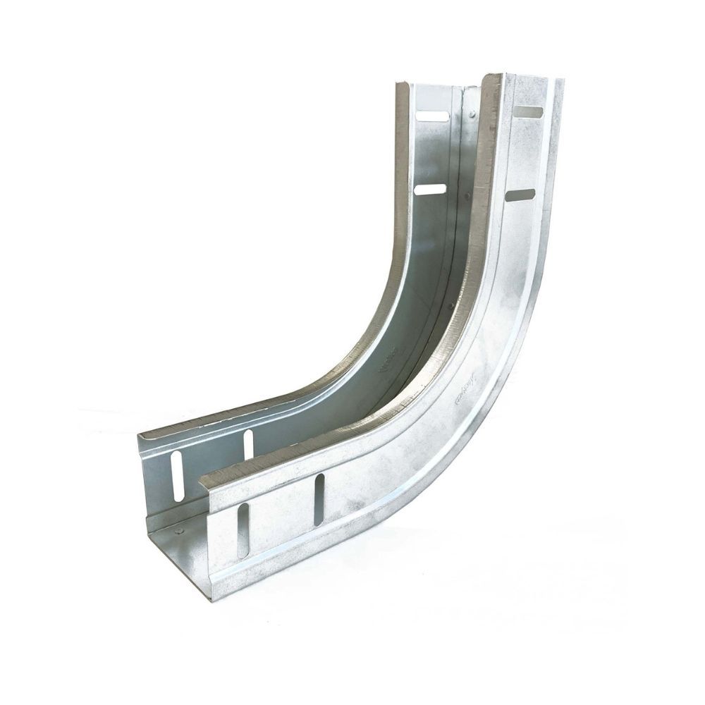 Kabelgoot stijgbocht100x60mm Sendzimir verzinkt