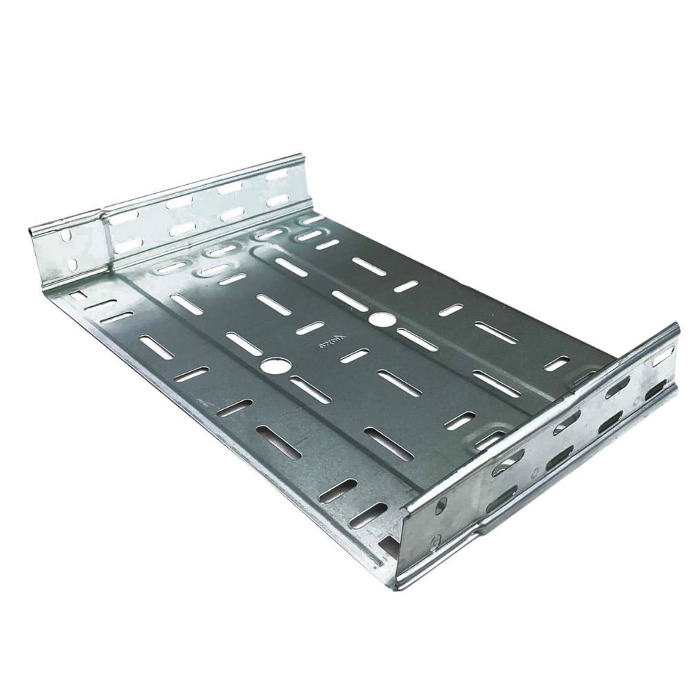 Kabelgoot ineenschuifbaar 400x60mm Sendzimir verzinkt - 3 meter