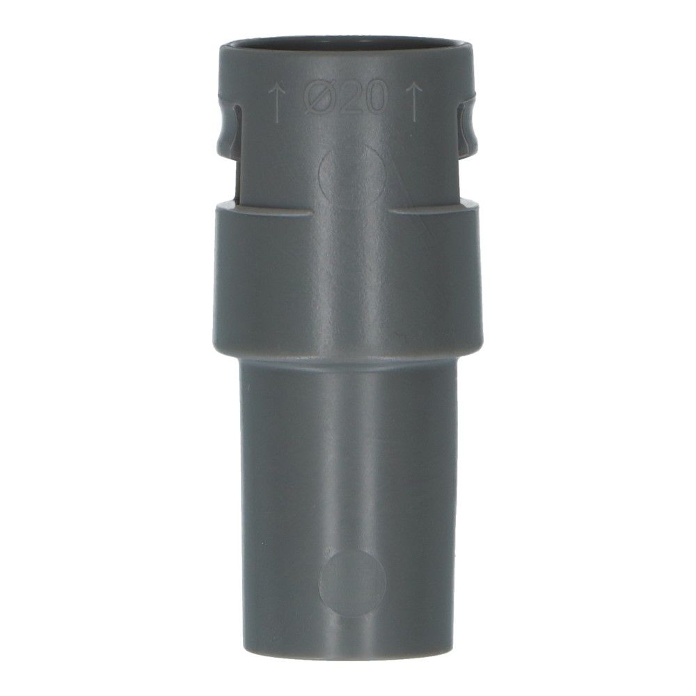 Koppeling van 20mm flexbuis naar 19mm en 16mm Koppeling van 20mm flexbuis naar 19mm en 16mm