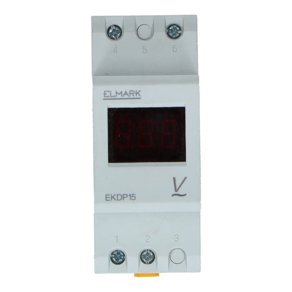 Spanningsmeter Dinrail 0-600VAC Spanningsmeter Dinrail 0-600VAC