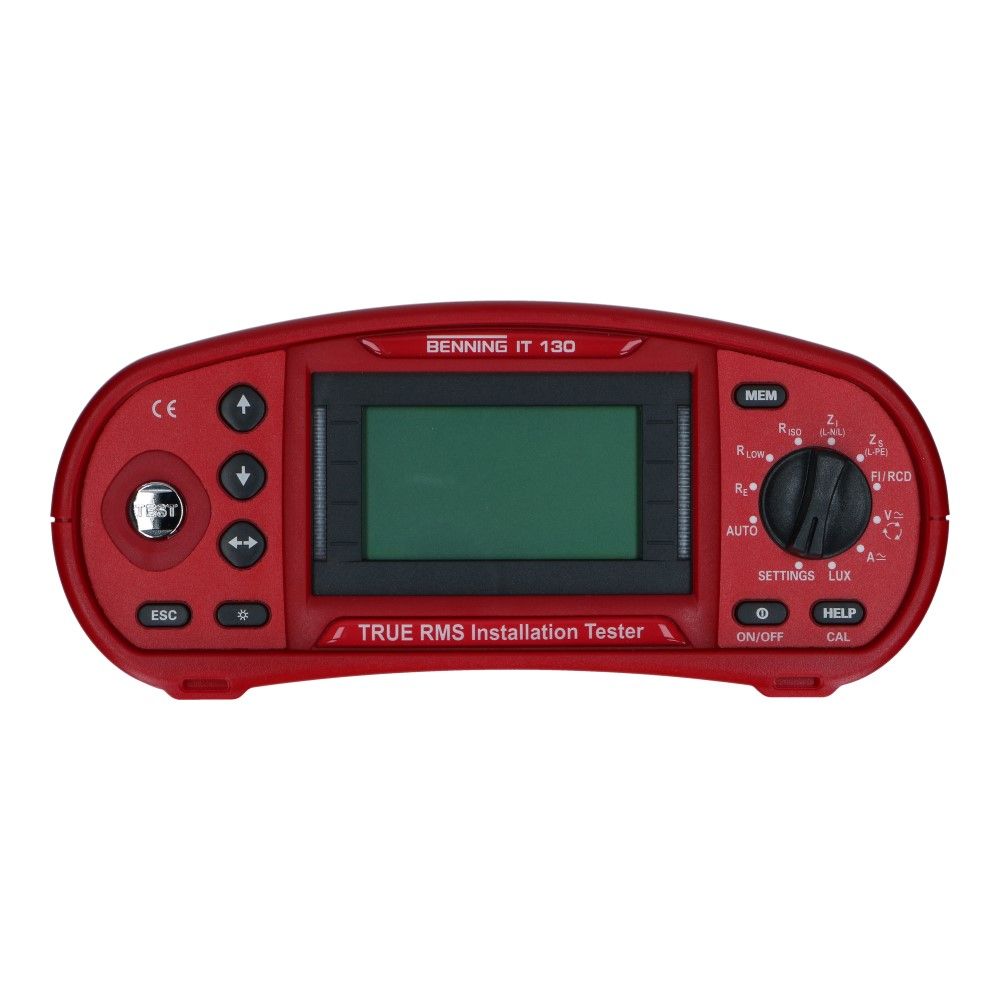 Installatietester IT 130 True RMS met USB en RS232 Installatietester IT 130 True RMS met USB en RS232