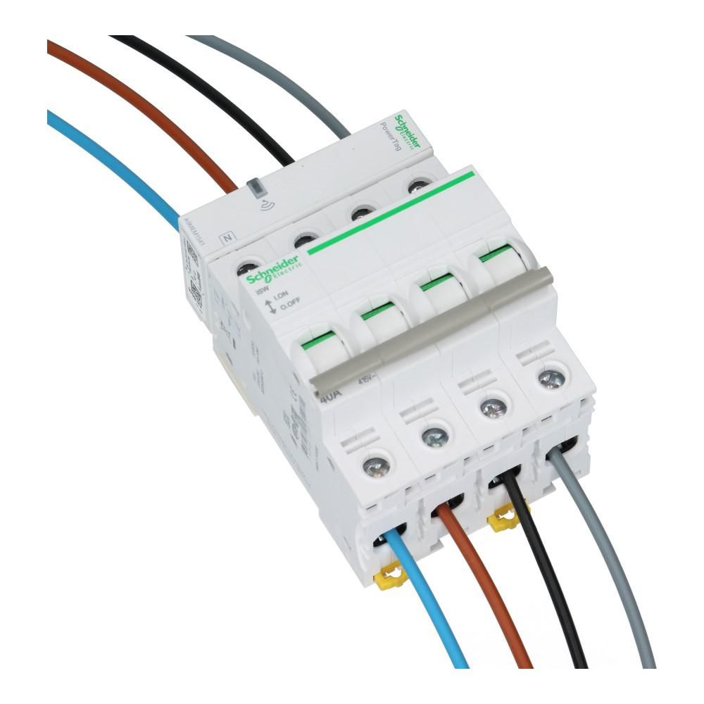 Acti9 PowerTag 3 polig + nul bovenmontage pitch 18mm Acti9 PowerTag 3 polig + nul bovenmontage pitch 18mm