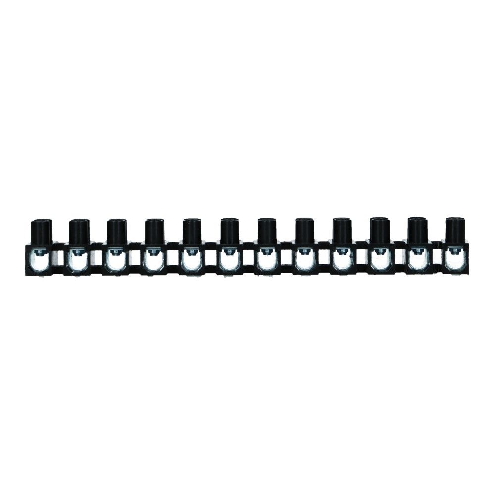4-16mm² Kroonsteen 76A 450V 12 polig Zwart 4-16mm² Kroonsteen 76A 450V 12 polig Zwart