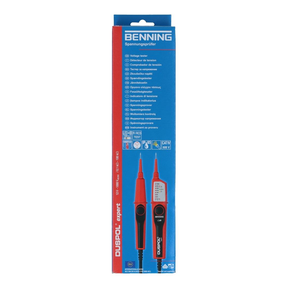 Duspol Expert 2 polig spanningstester 12-1000V AC/DC Duspol Expert 2 polig spanningstester 12-1000V AC/DC