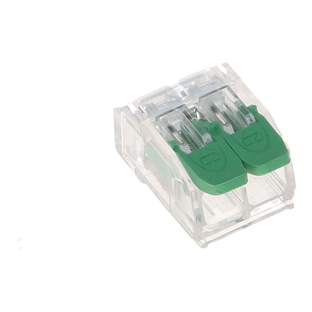 Lasklem 2 voudig 0.2-4.0mm² voor massief/soepel draad - 50 stuks Lasklem 2 voudig 0.2-4.0mm² voor massief/soepel draad - 50 stuks
