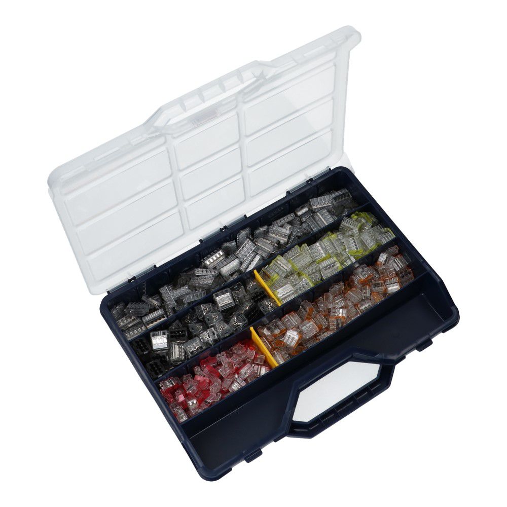 Lasklem assortimentsdoos voor massief 5 types - 450 stuks