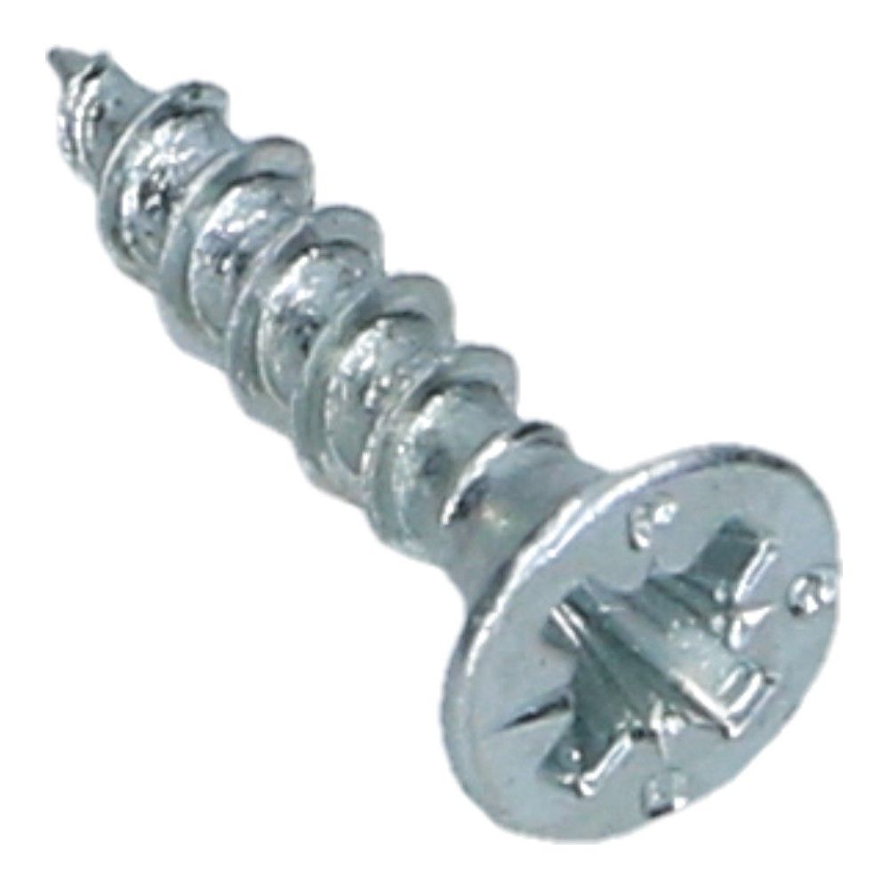 Spaanplaatschroef 2.5x12mm Verzonken Pozidrive 1 - 200 stuks