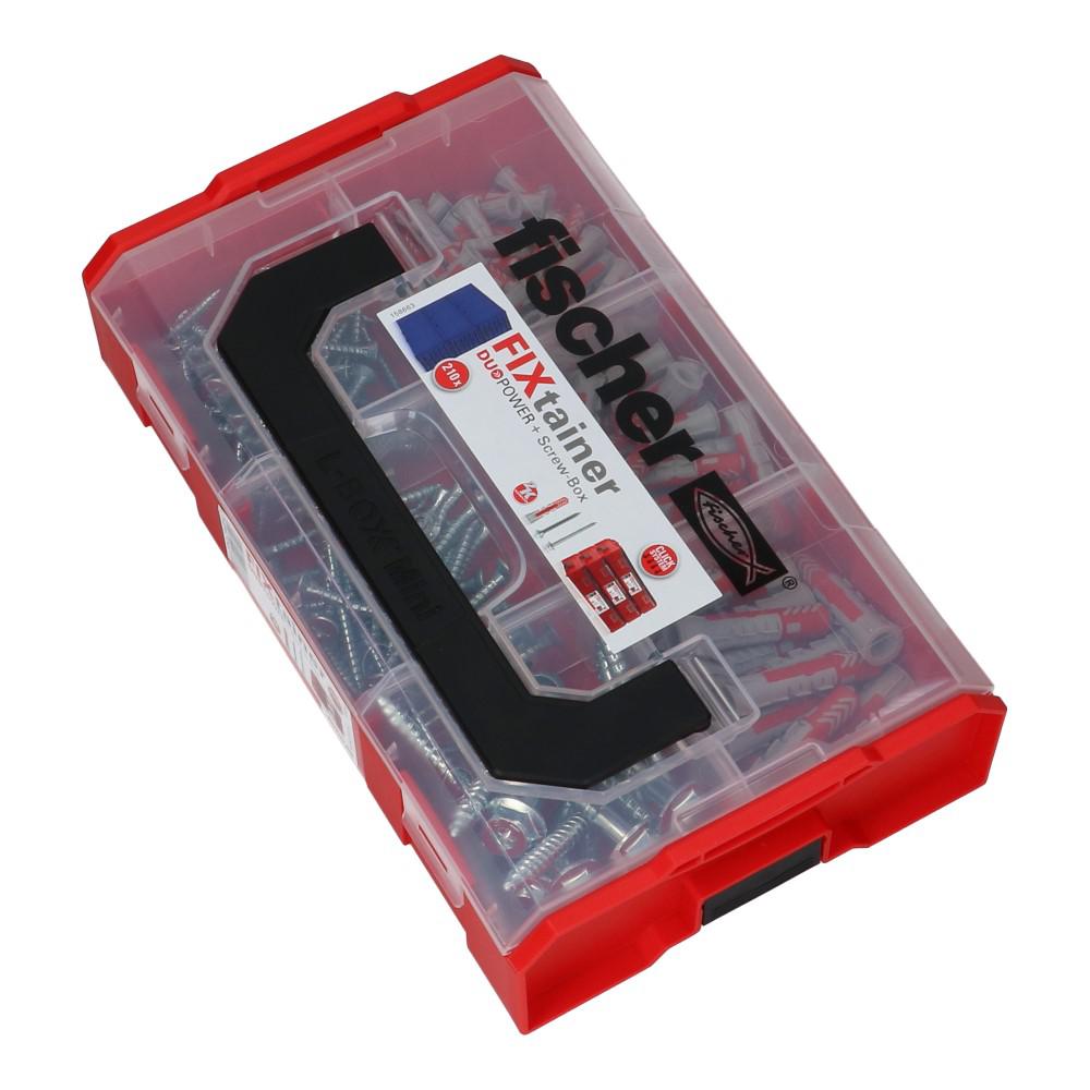 DuoPower Fixtainer assortiment plug en schroef DuoPower Fixtainer assortiment plug en schroef