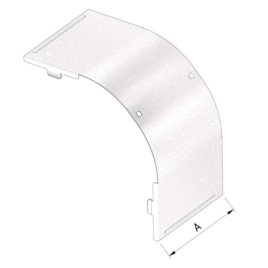 Kabelgoot deksel valbocht klikbaar 100x60mm Sendzimir verzinkt Kabelgoot deksel valbocht klikbaar 100x60mm Sendzimir verzinkt