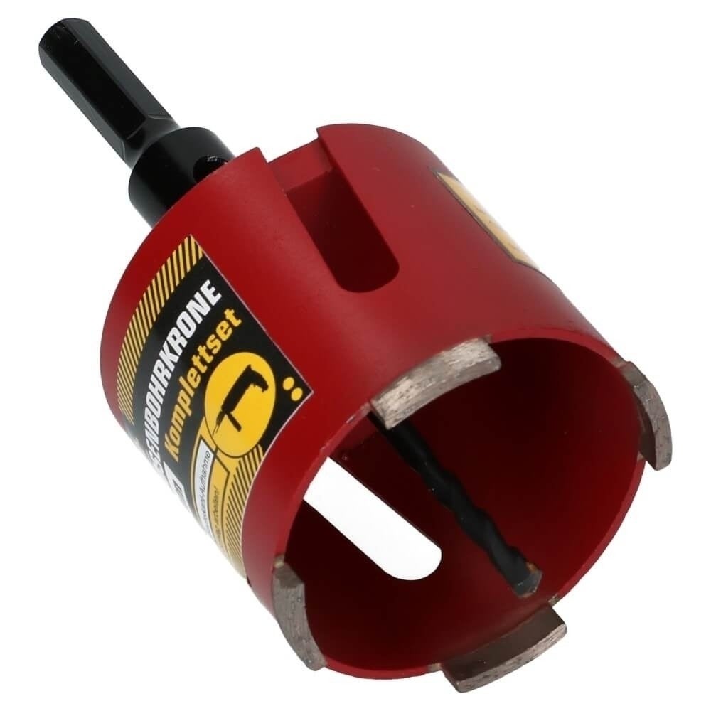 Dozenboor diameter 82mm 6-kant adapter en centreerboor