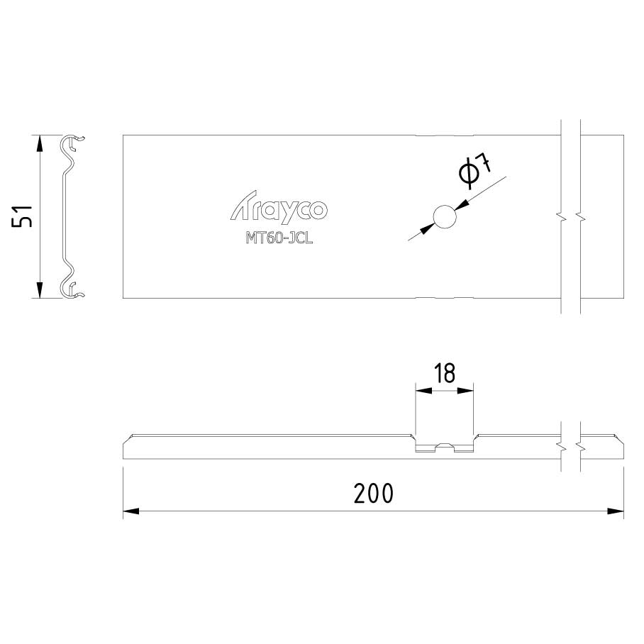 Draadgoot koppelplaat klikbaar voor 60mm hoog Ultra Galva (UG) Draadgoot koppelplaat klikbaar voor 60mm hoog Ultra Galva (UG)