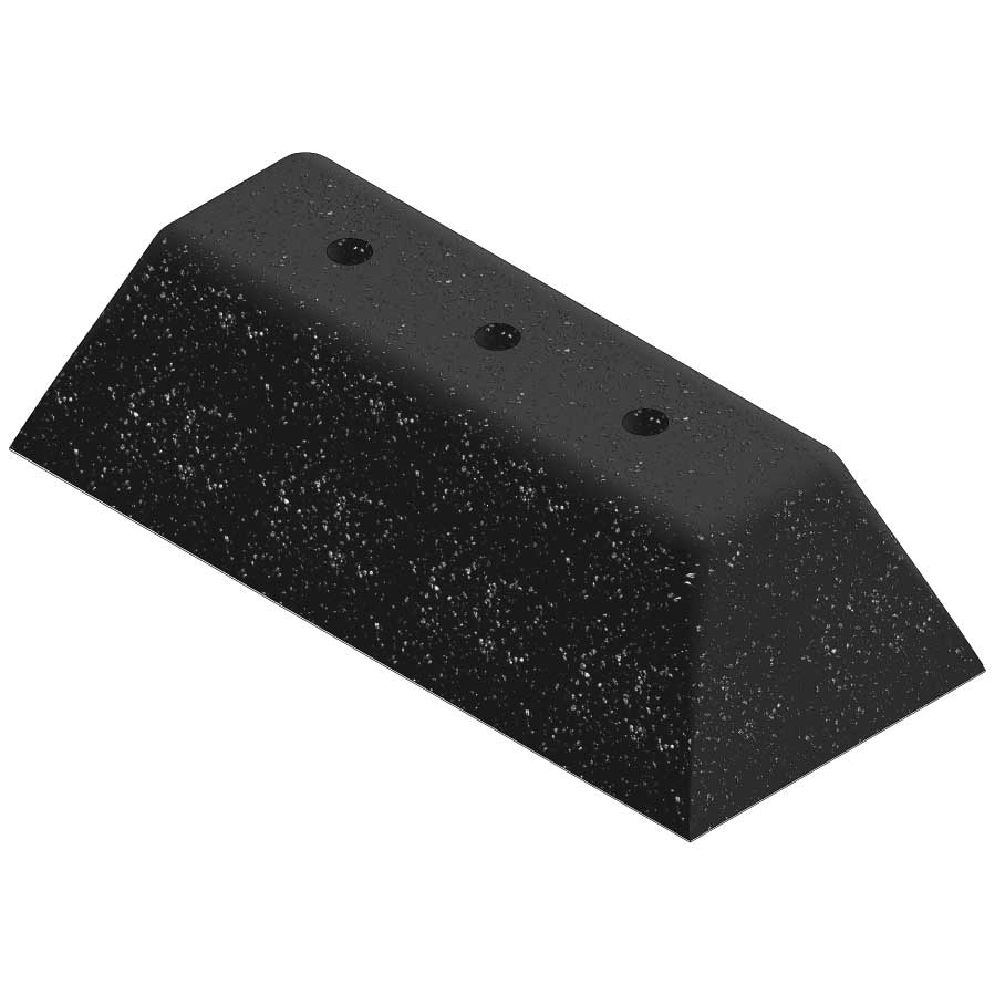 Draadgoot rubberblok Draadgoot rubberblok