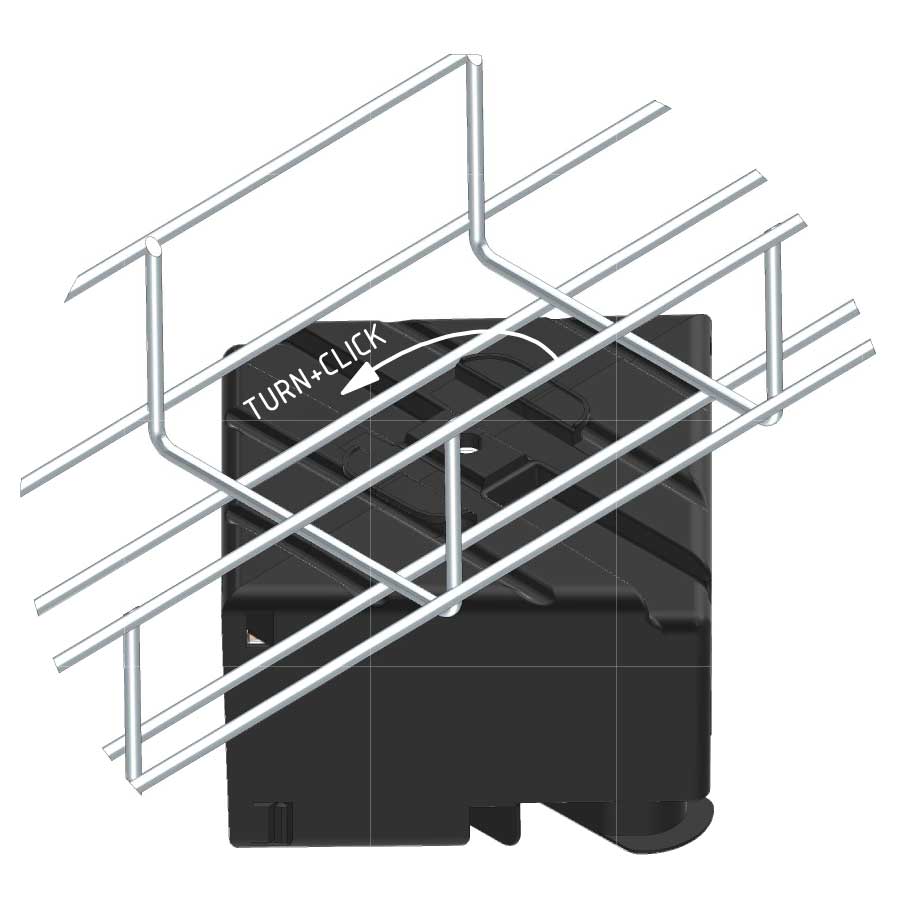Trayco Cube daksteun voor draadgoot Trayco Cube daksteun voor draadgoot