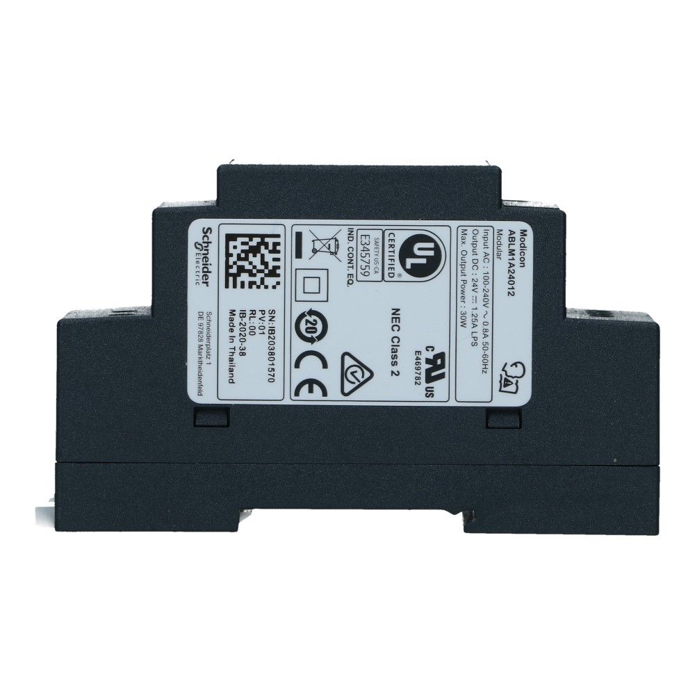 Dinrail voeding 24VDC uit 100-240VAC in 1.2A 30Watt Dinrail voeding 24VDC uit 100-240VAC in 1.2A 30Watt
