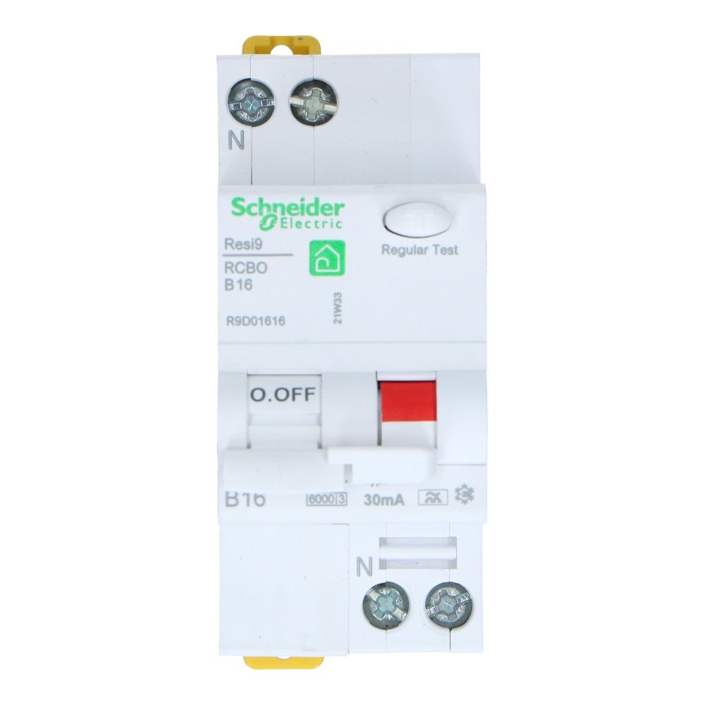 Aardlekautomaat B 16A 1 polig + nul 30mA Resi9 Aardlekautomaat B 16A 1 polig + nul 30mA Resi9