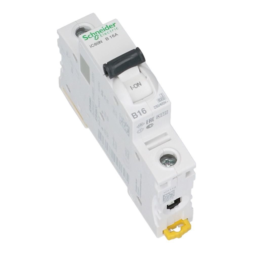 Installatieautomaat 1 polig 16A D 6kA Acti9 iC60N