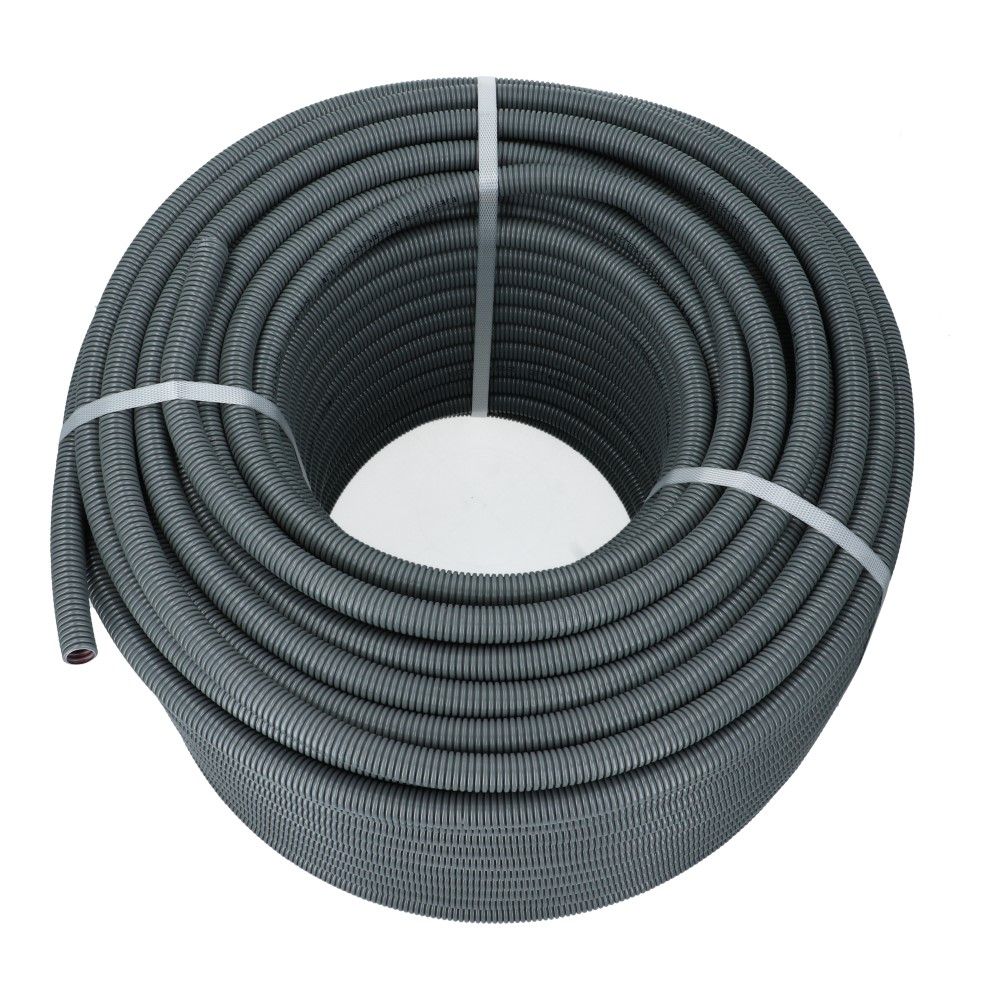Polvalit flex VSV Low Friction 16mm x 100m donker grijs RAL7037 Polvalit flex VSV Low Friction 16mm x 100m donker grijs RAL7037