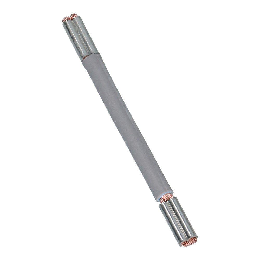 Montagedraad met vertind huls grijs 2.5mm² 110mm halogeenvrij 90°C