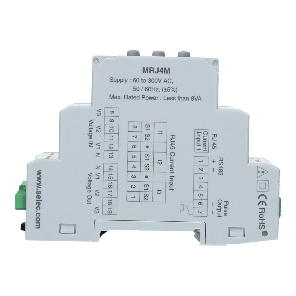 Multi-Function dinrail meter met rj45 voor trafo Multi-Function dinrail meter met rj45 voor trafo