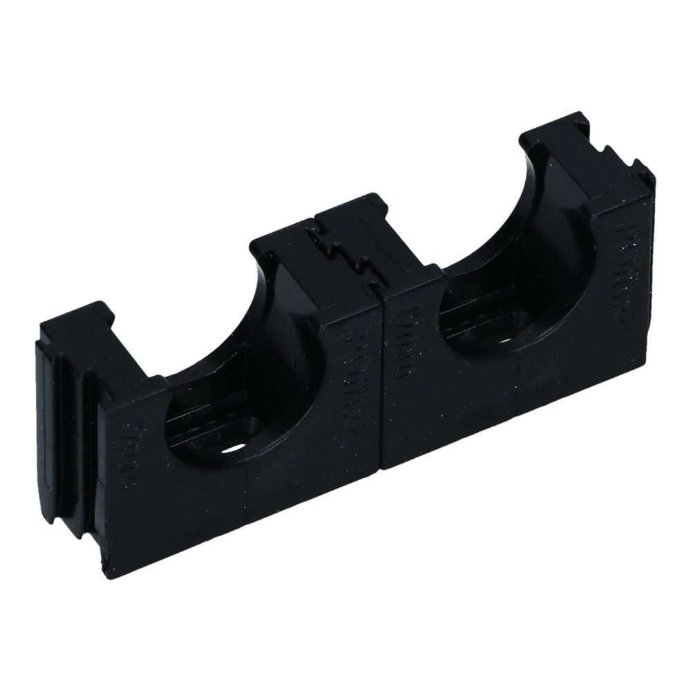 Klemblok UV-bestendig zwart 19mm Polfix+ UVS - 100 stuks Klemblok UV-bestendig zwart 19mm Polfix+ UVS - 100 stuks