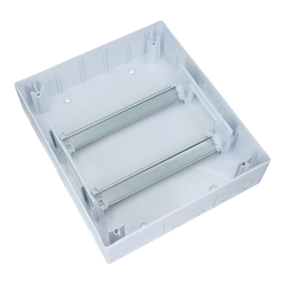 Ledige kast 24 modules (2x12) IP40 351x305x112mm Ledige kast 24 modules (2x12) IP40 351x305x112mm