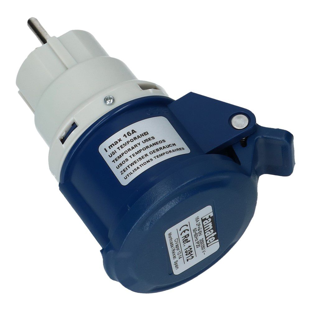 Stopcontact naar CEE 1p+n+e Stopcontact naar CEE 1p+n+e