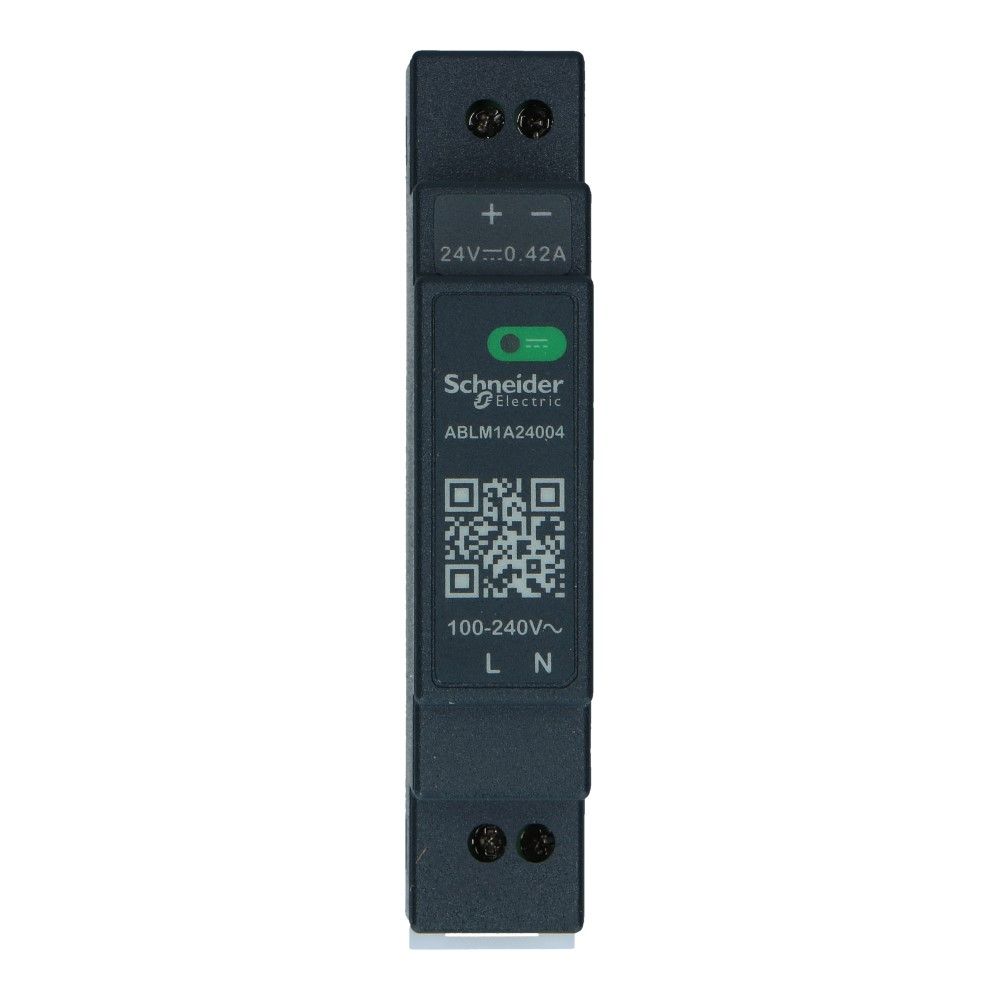 Dinrail voeding 24VDC uit 100-240VAC in 0.4A 10Watt Dinrail voeding 24VDC uit 100-240VAC in 0.4A 10Watt