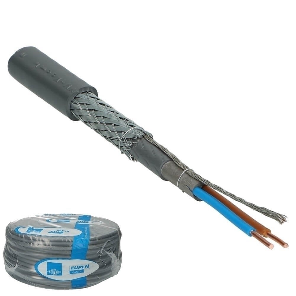 Grondkabel VO-YMvKas 2x2.5mm² Dca-s2,d2,a3 - 100 meter