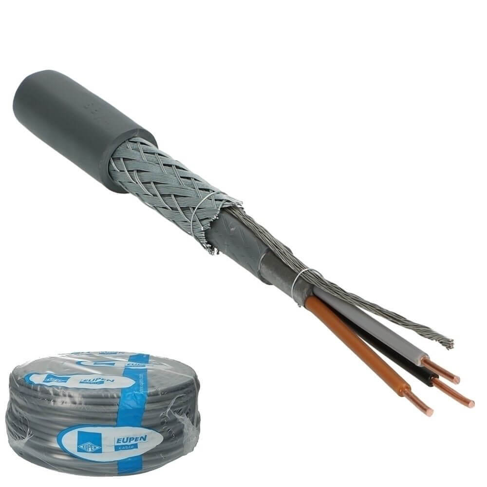 Grondkabel VO-YMvKas 3x2.5mm² Dca-s2,d2,a3 - 100 meter