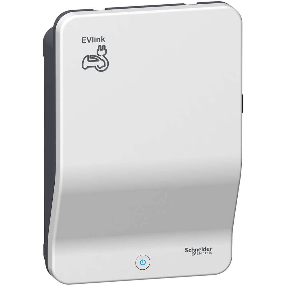 EVlink EV oplaadpunt Type 2 contactdoos 1 fase 7.4kW wandmontage met 2x sleutel