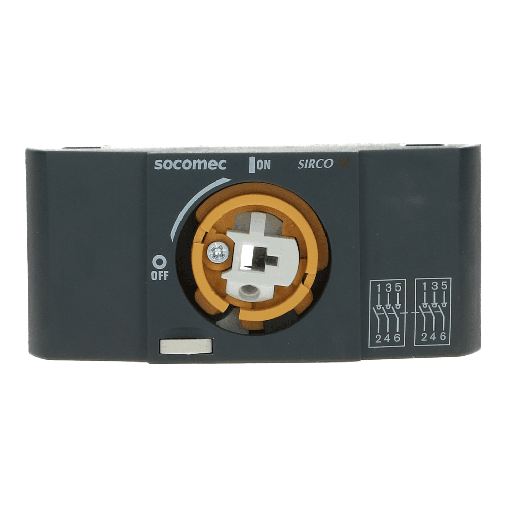 Lastscheidingsschakelaar frontplaat Sirco M 6/8P 16-80A Lastscheidingsschakelaar frontplaat Sirco M 6/8P 16-80A
