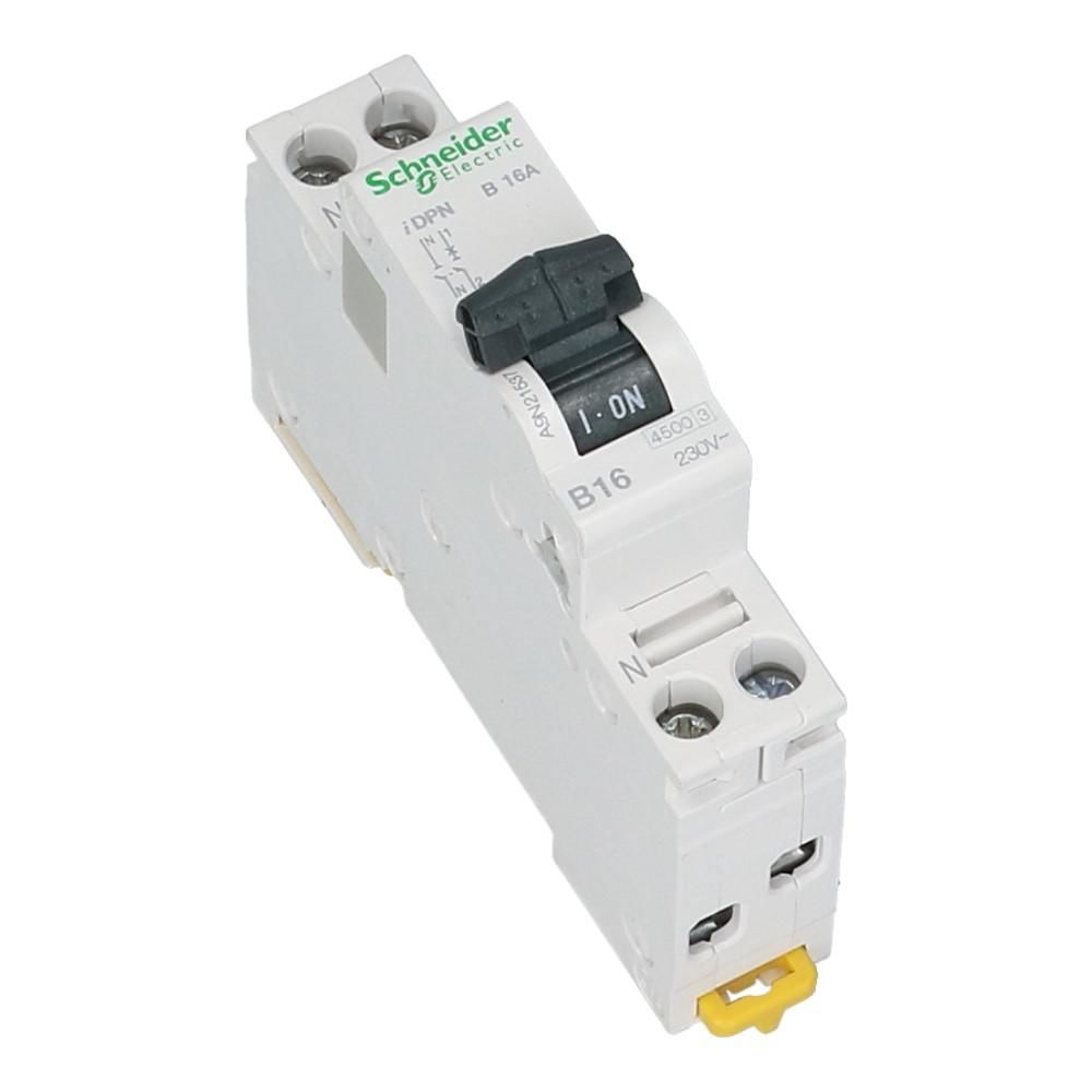 Installatieautomaat 1 polig + nul 10A D10kA Acti9 iC40N