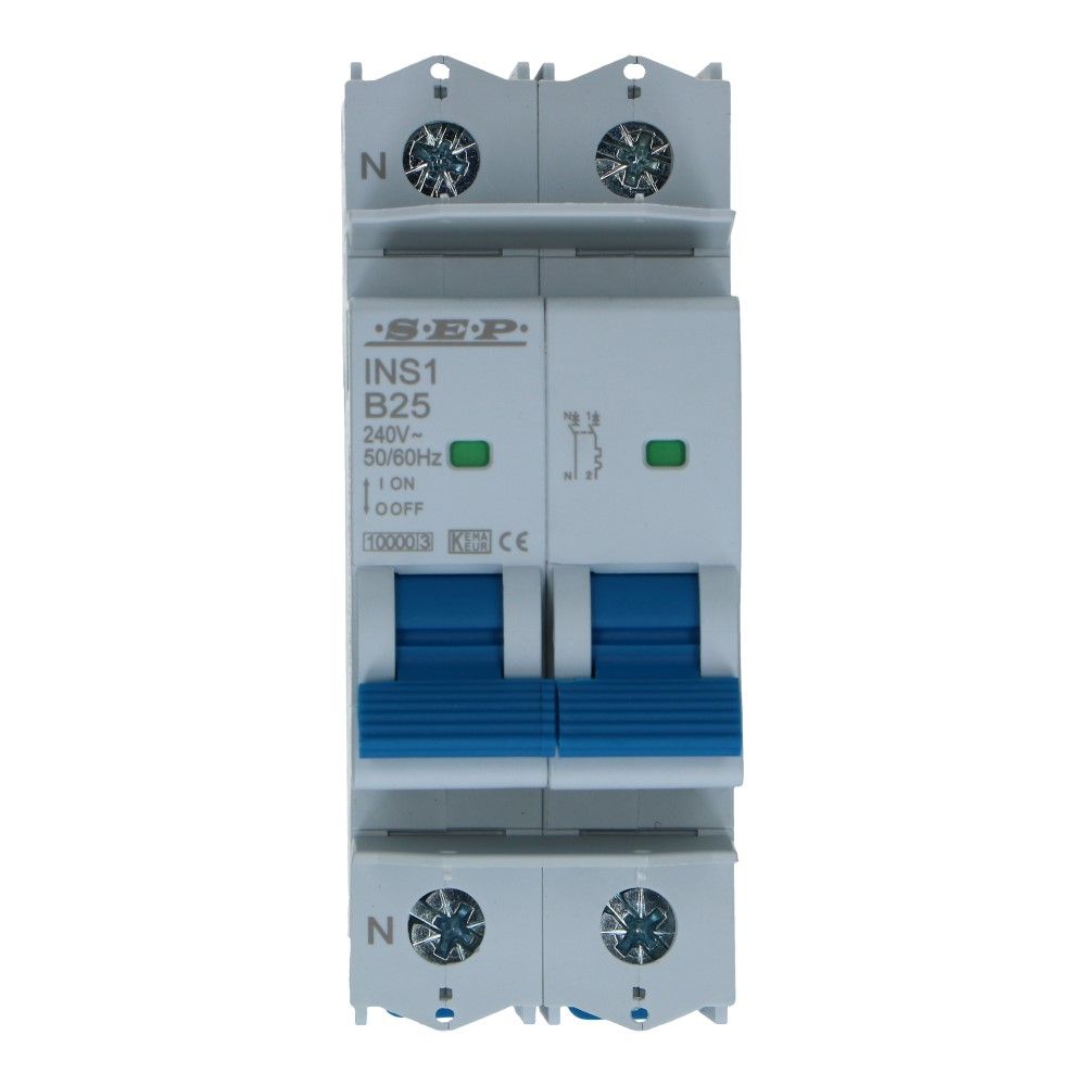 Installatieautomaat  1 polig + nul 16A karakteristiek C 10/15kA INS1 Installatieautomaat  1 polig + nul 16A karakteristiek C 10/15kA INS1