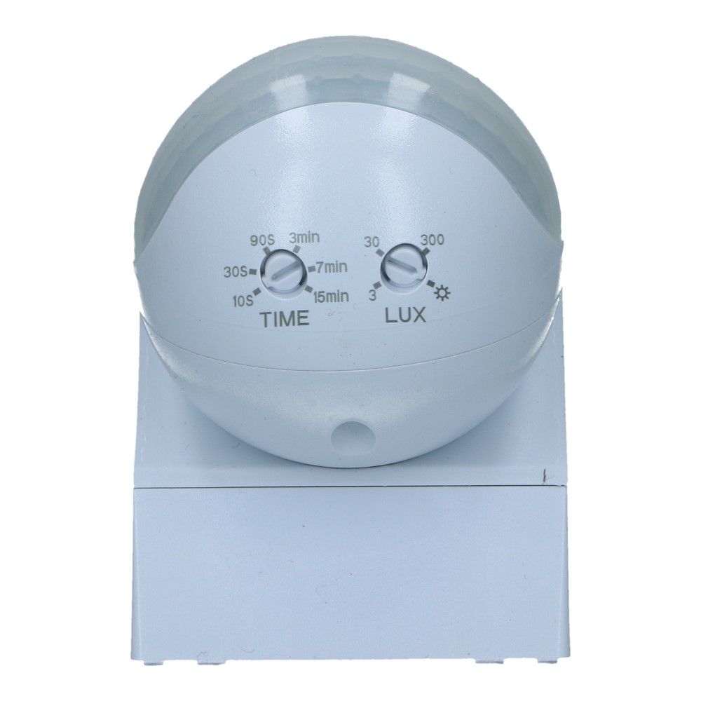 Bewegingssensor wit opbouw IP44 230V ST11 180° 9m 800W Bewegingssensor wit opbouw IP44 230V ST11 180° 9m 800W