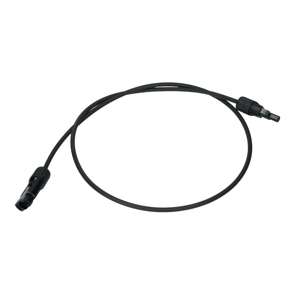 Solarkabel 1 meter MC4 4mm² zwart Solarkabel 1 meter MC4 4mm² zwart