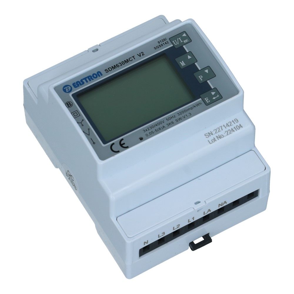 kWh meter 3 fase MULTI 5-6000A MID Factureerbaar Indirect