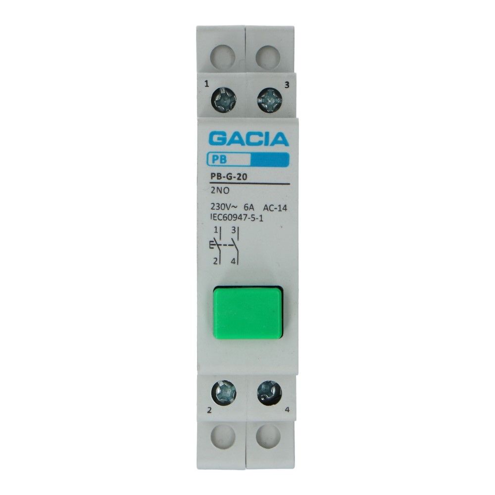 Pulsdrukknop groen 2xmaak Pulsdrukknop groen 2xmaak