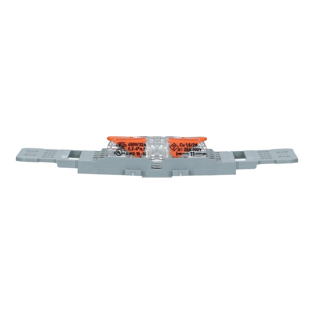 WAGO Bevestigingsadapter doorvoerconnector 5-voudig schroefbevestiging en trekontlasting - 5 stuks WAGO Bevestigingsadapter doorvoerconnector 5-voudig schroefbevestiging en trekontlasting - 5 stuks