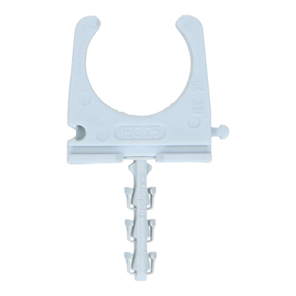 Klembeugel met plug SF Plus RC 24-25mm lichtgrijs - 50 stuks Klembeugel met plug SF Plus RC 24-25mm lichtgrijs - 50 stuks