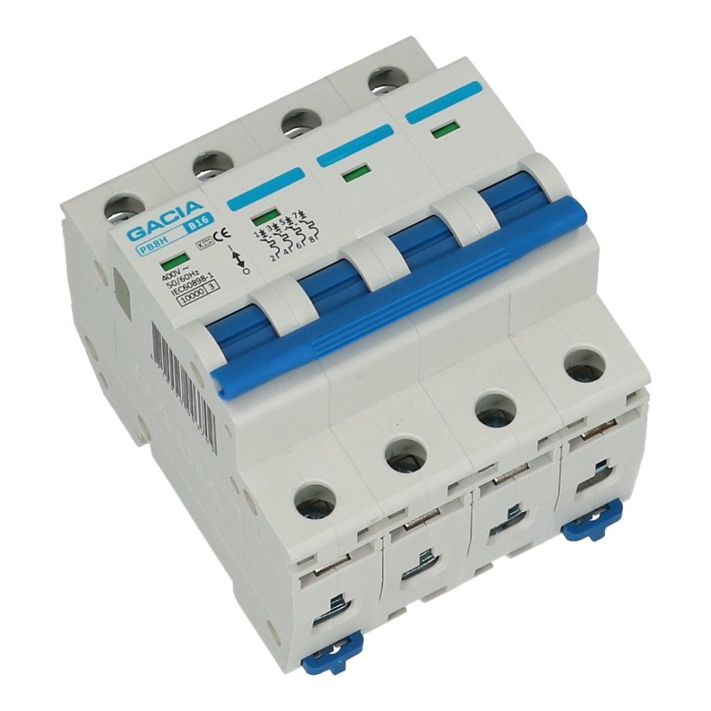 Installatieautomaat 4 polig 40A karakteristiek C 10kA