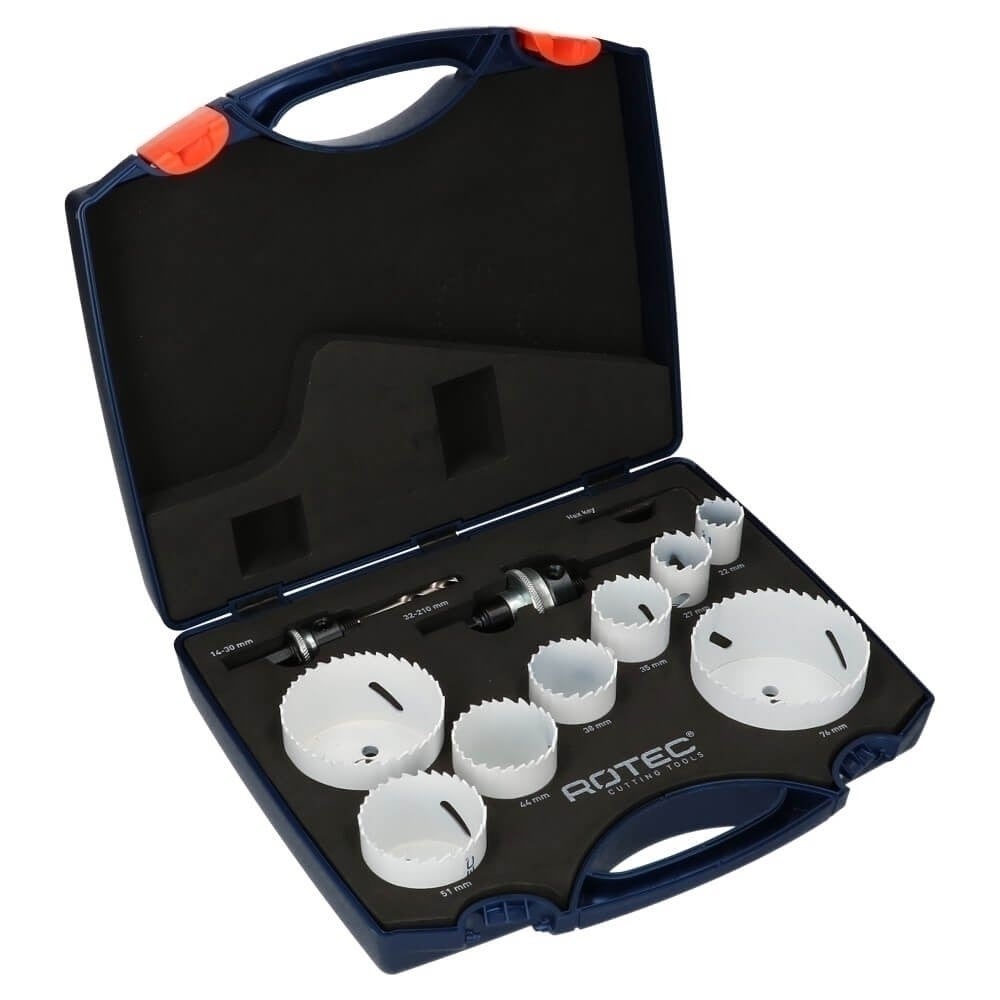 HSS-Bi Cobalt Gatzaagset elektricien 10 delig 22-76mm
