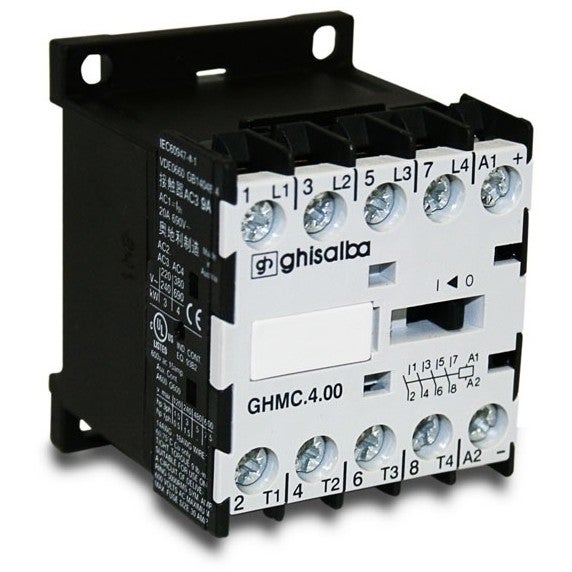 4 polig 20A/AC-1 magneetschakelaar 220-240VAC Ghmc.4.00