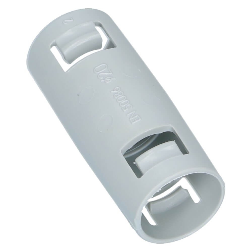 Koppeling van 20mm buis naar 20mm buis - 50 stuks