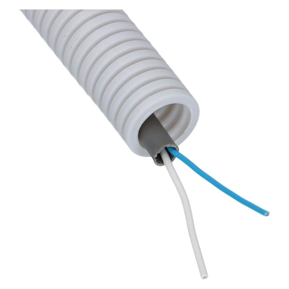 Voorbedraad Flexbuis signaalkabel 2x0.8mm² 16mm - 100 meter