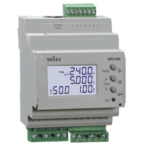 Multi-Function dinrail meter met rj45 voor trafo Multi-Function dinrail meter met rj45 voor trafo