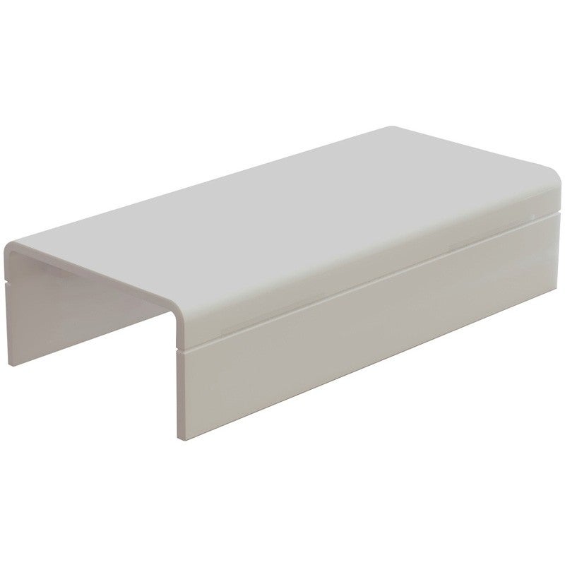 Koppelstuk met bodemstuk 25x13mm creme - 2 stuks Koppelstuk met bodemstuk 25x13mm creme - 2 stuks