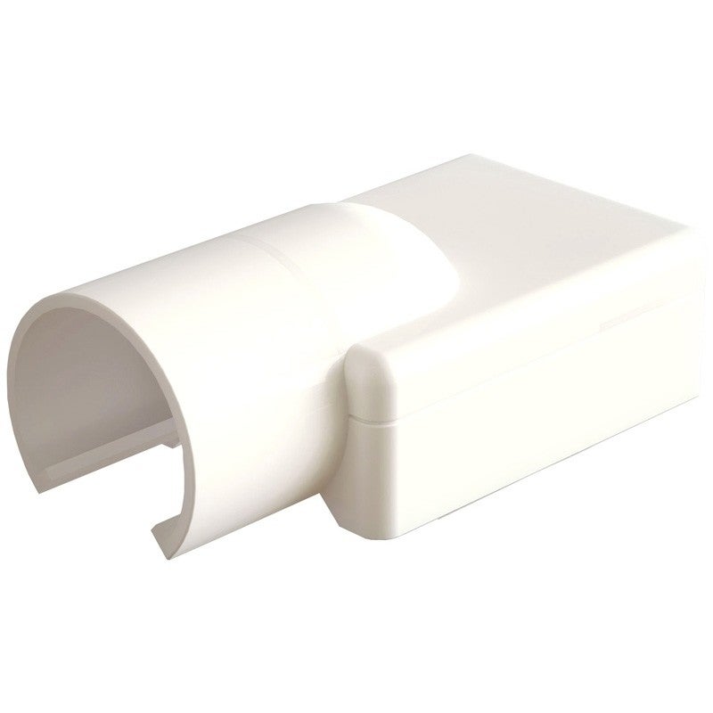 Verloopmof 16mm voor 25x13mm wit - 2 stuks