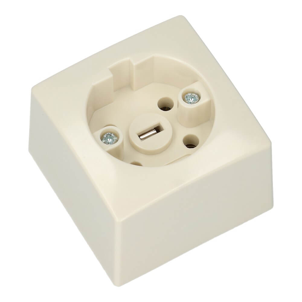 Perilex opbouw WCD 16A creme