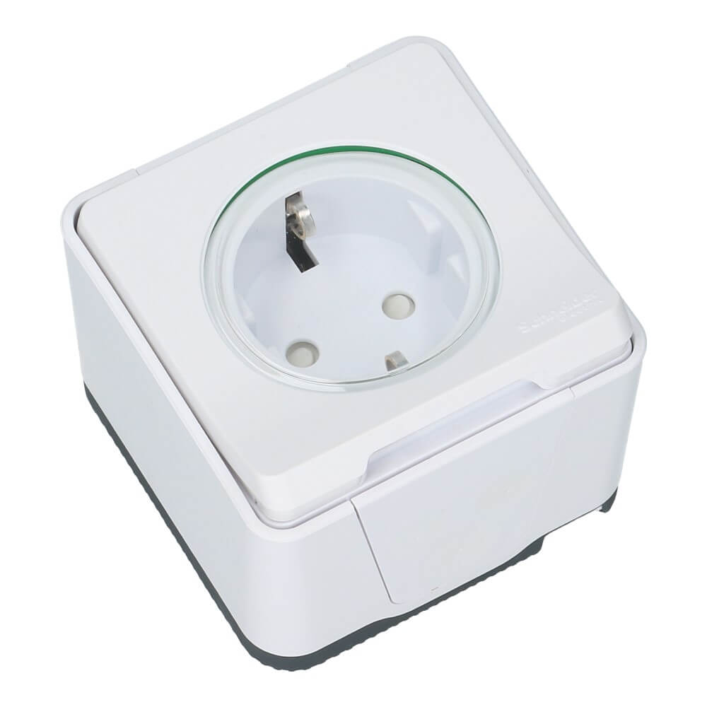 Mureva IP55 wandcontactdoos polarwit
