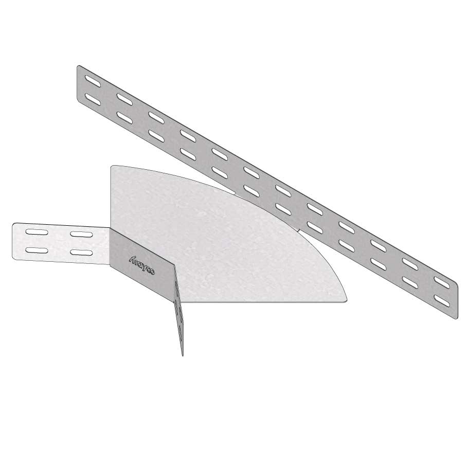Kabelgoot verstelbare bocht 90°-170° 200x60mm Sendzimir verzinkt Kabelgoot verstelbare bocht 90°-170° 200x60mm Sendzimir verzinkt
